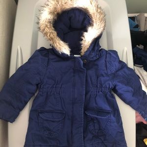 Navy blue old navy winter jacket